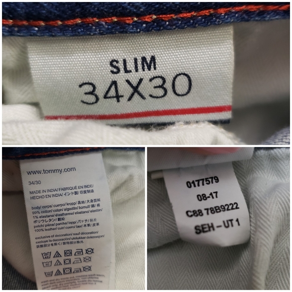 Tommy Hilfiger High Rise Distressed Jeans - Picture 5 of 7